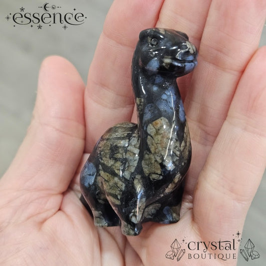 Blue Que Sera Dinosaur Carvings