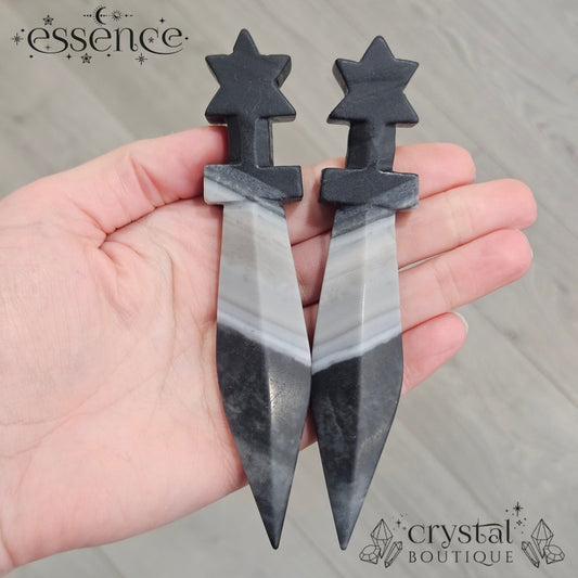 Tai Chi Jasper Star Daggers