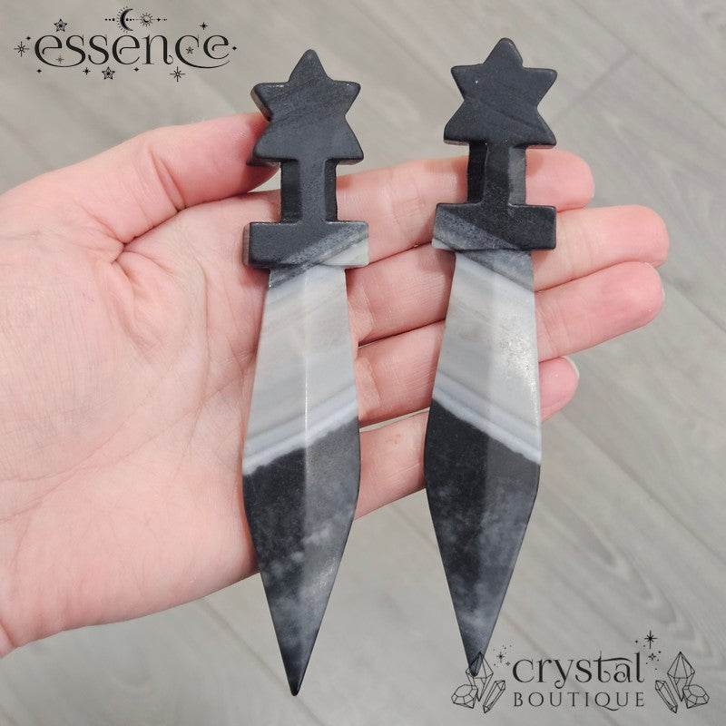 Tai Chi Jasper Star Daggers