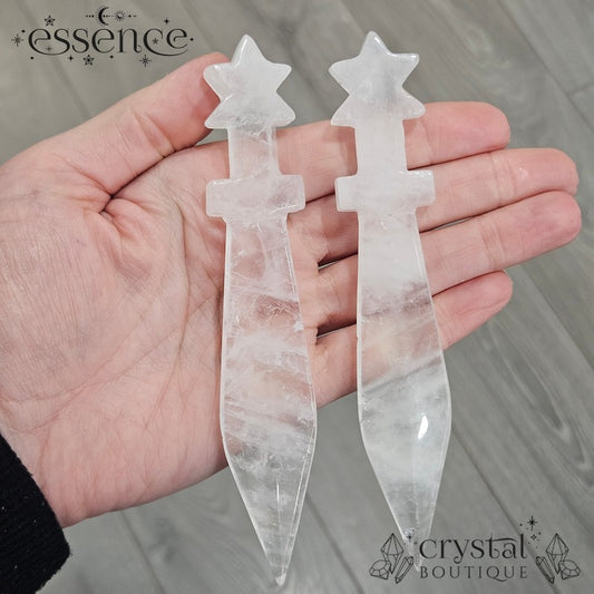 Clear Quartz Star Daggers