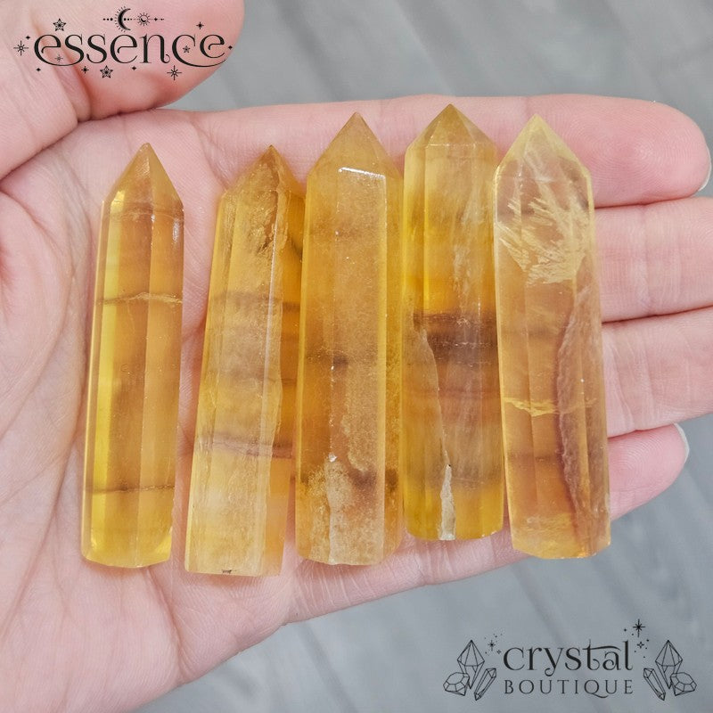 Yellow Fluorite Mini Towers