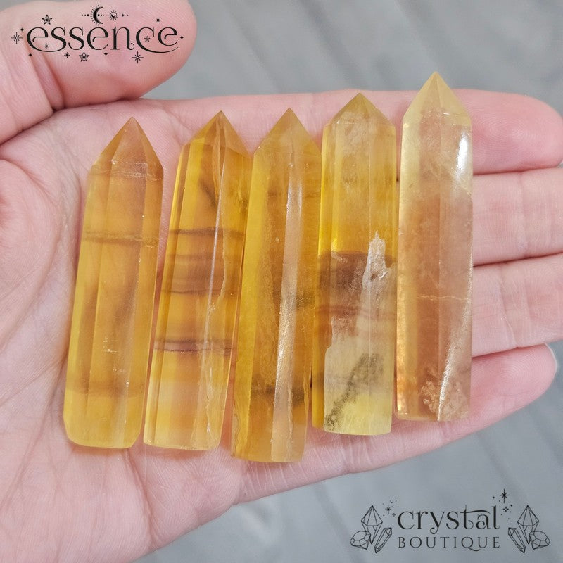 Yellow Fluorite Mini Towers