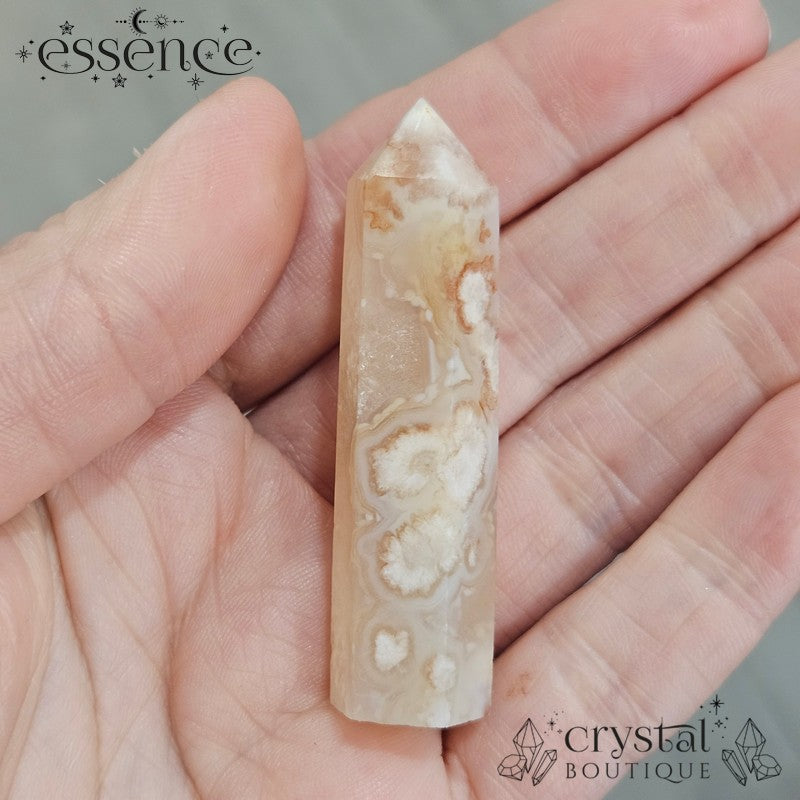 Flower Agate Mini Towers