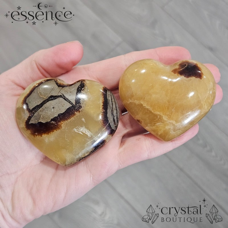 Septarian hearts from Madagascar