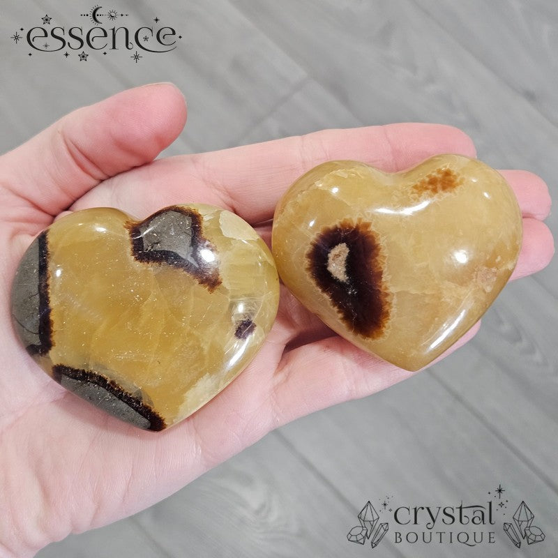 Septarian hearts from Madagascar
