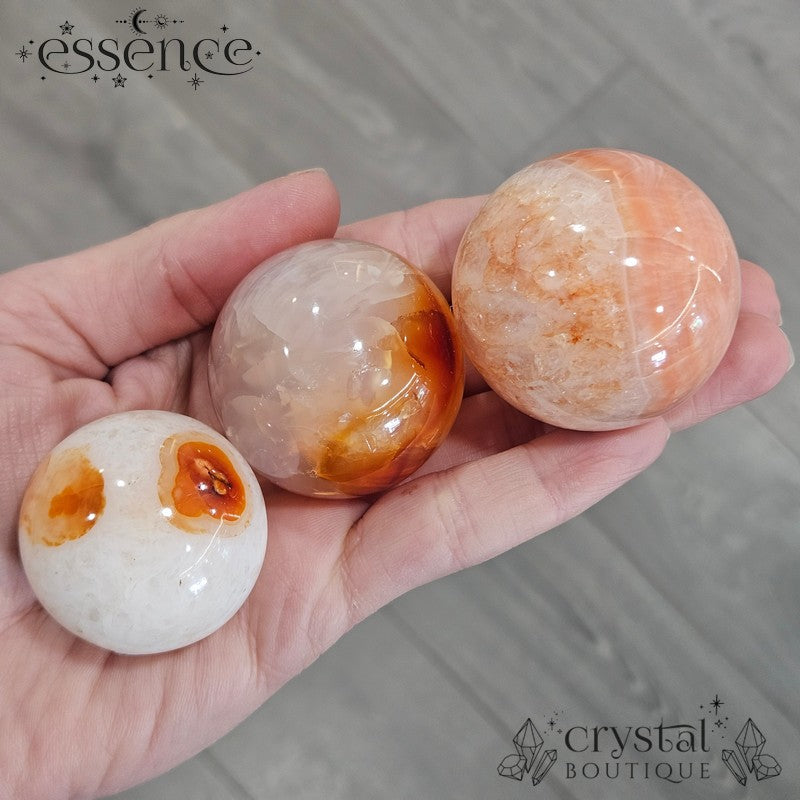 Carnelian Agate Spheres