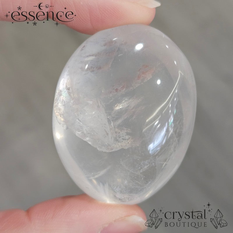 Girasol Quartz Palm Stones