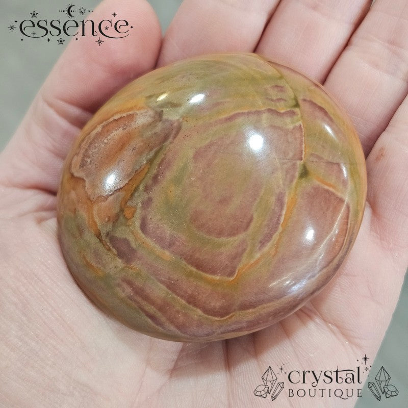 Polychrome Jasper Palm Stones