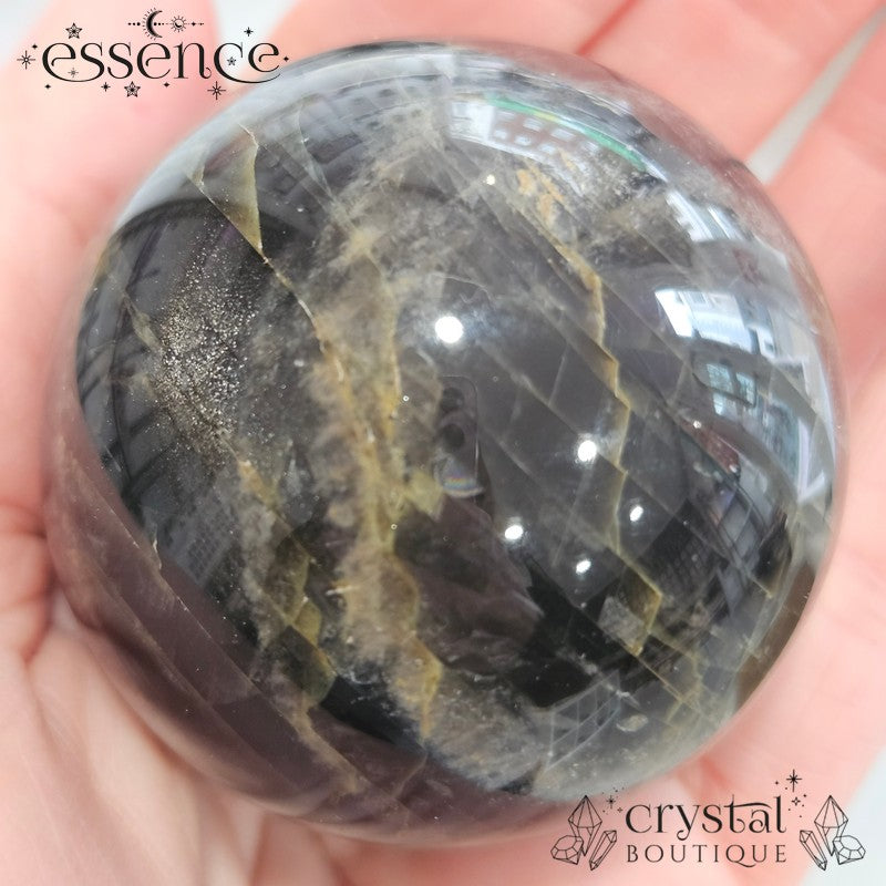 Black Moonstone Sphere