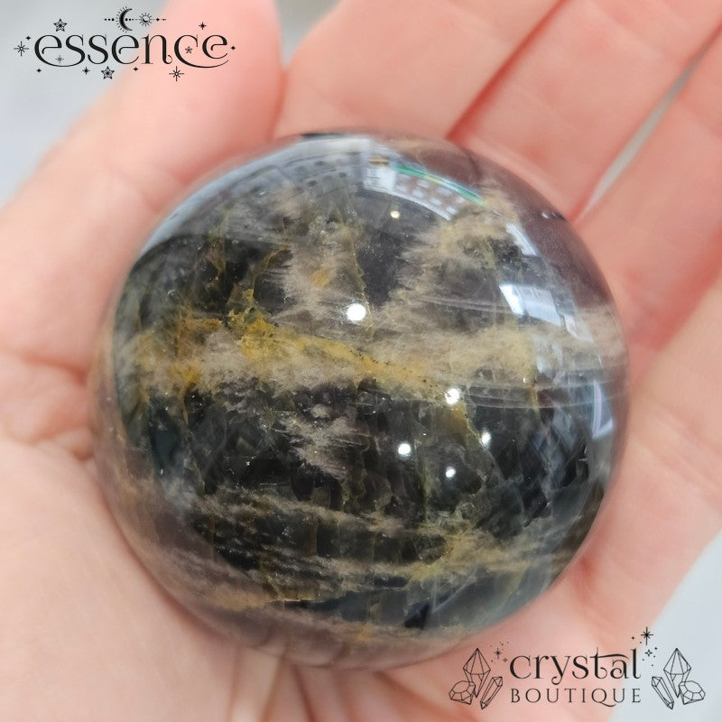 Black Moonstone Sphere