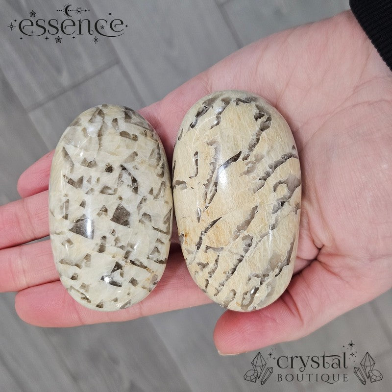 Graphic Feldspar Palm Stones