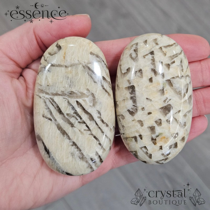 Graphic Feldspar Palm Stones