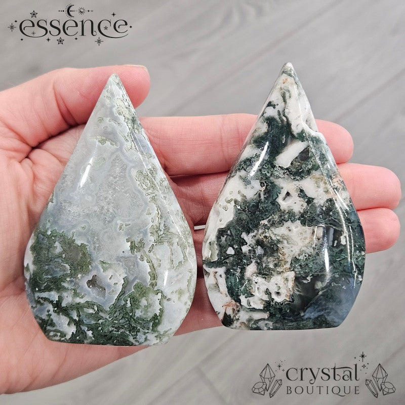 Moss Agate Freeforms