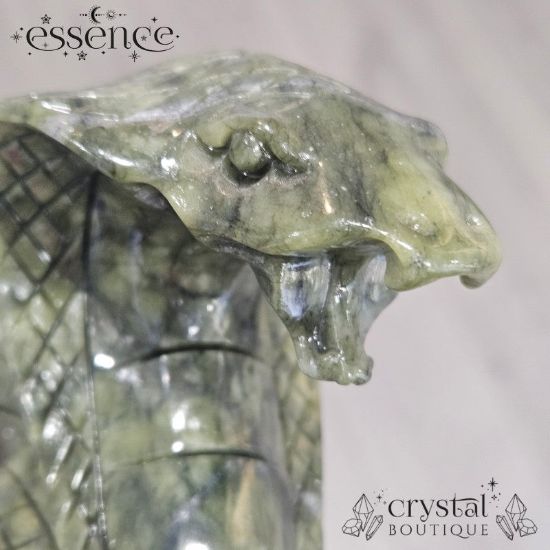 Serpentine Snake Carving