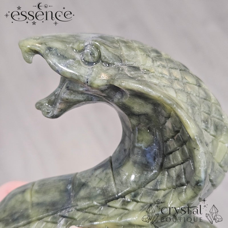 Serpentine Snake Carving