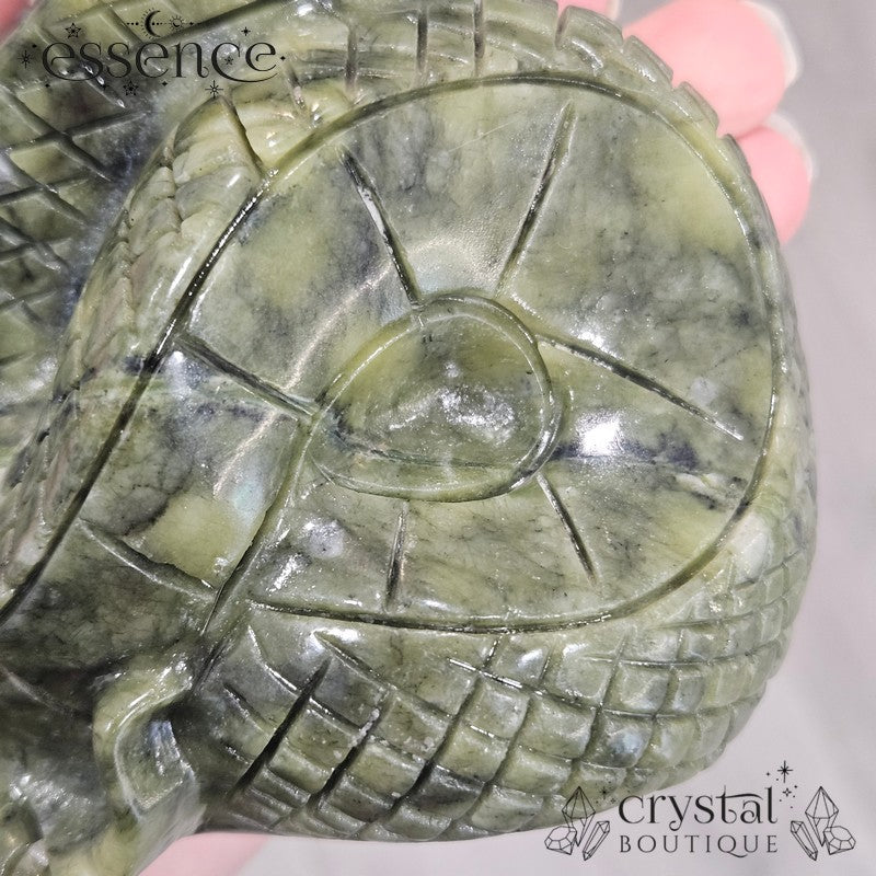 Serpentine Snake Carving