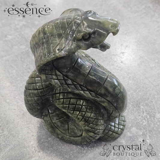 Serpentine Snake Carving