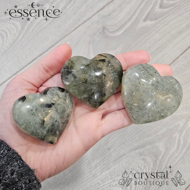 Prehnite Hearts