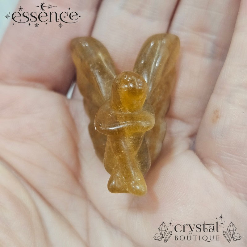 Fluorite Fairy Carvings