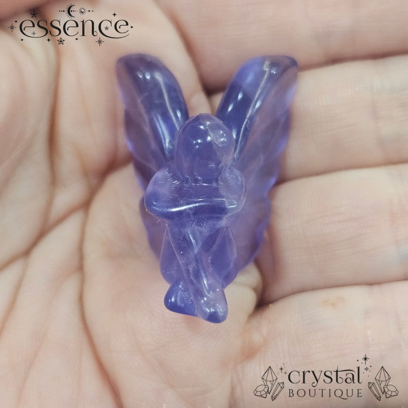 Fluorite Fairy Carvings