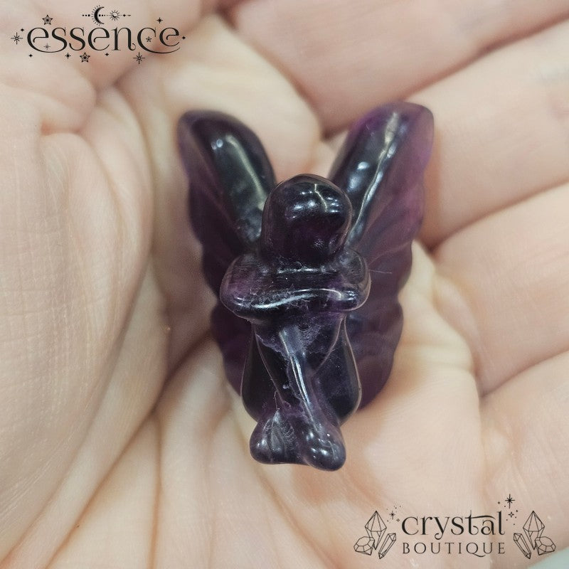 Fluorite Fairy Carvings