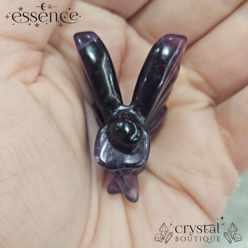 Fluorite Fairy Carvings