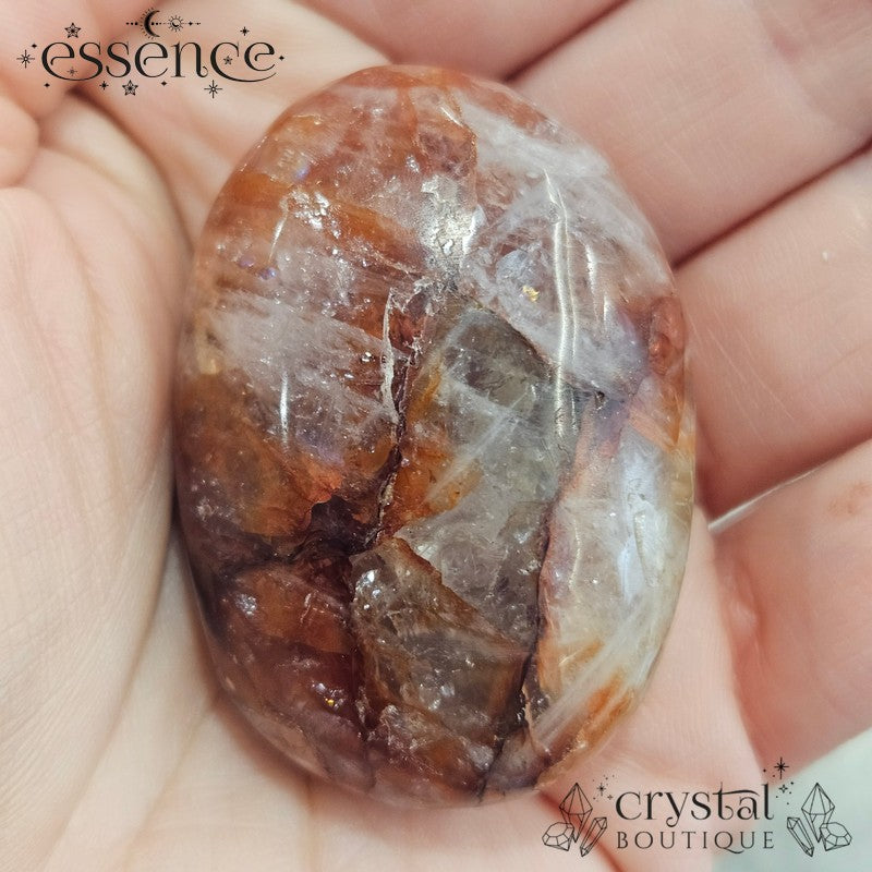 Fire Quartz (Hematoid Quartz) Palm Stones