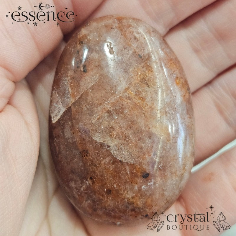 Fire Quartz (Hematoid Quartz) Palm Stones