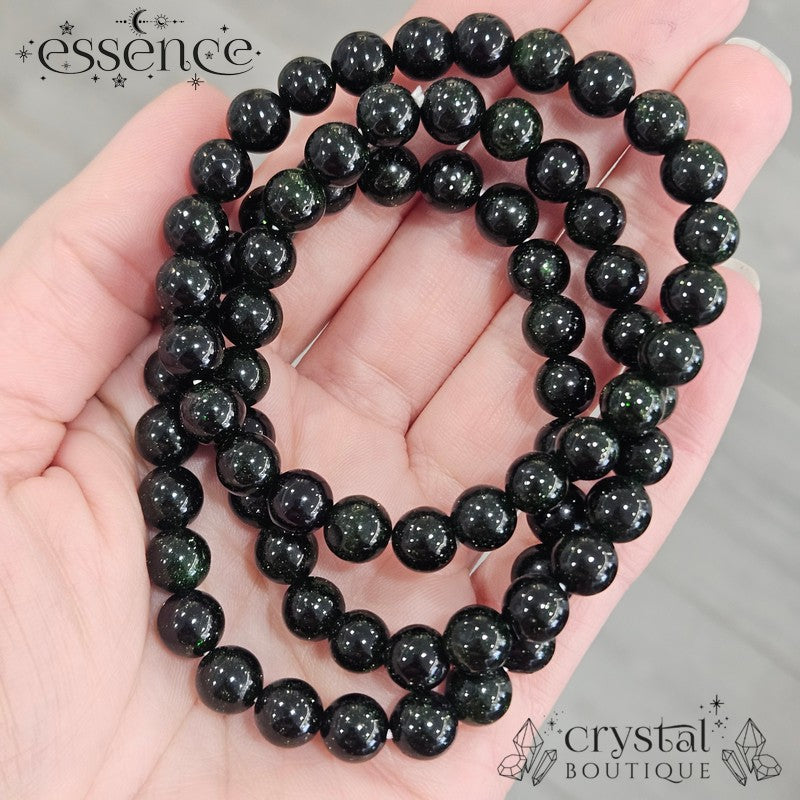 Green Goldstone Bracelets