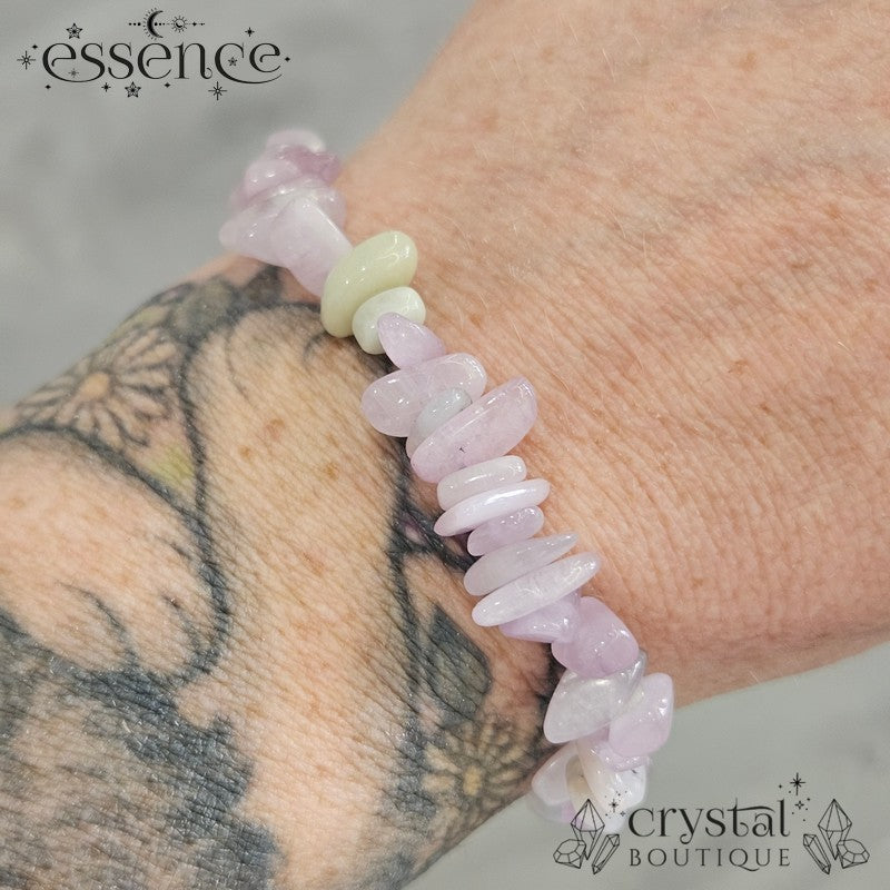 Kunzite Chip Bracelets