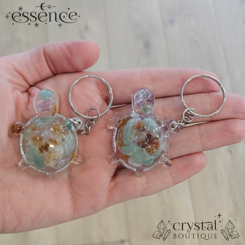 Brighter Days Turtle Resin Keyring