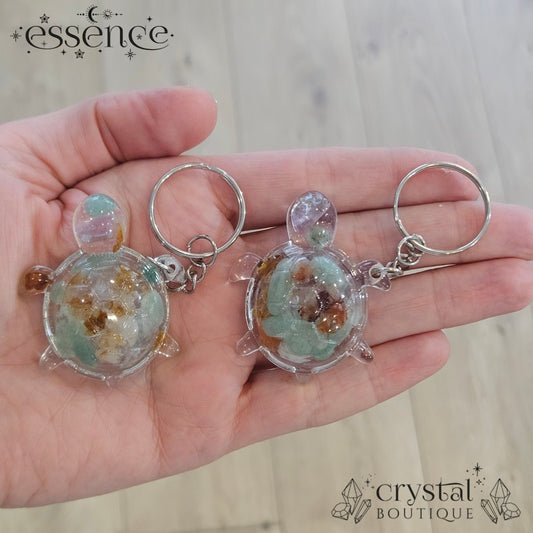 Brighter Days Turtle Resin Keyring