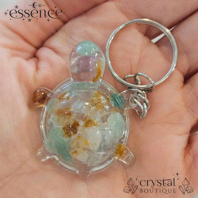 Brighter Days Turtle Resin Keyring