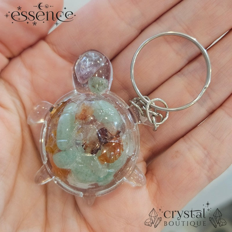 Brighter Days Turtle Resin Keyring