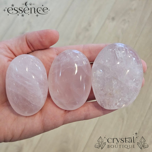 Rose Quartz Palm Stones