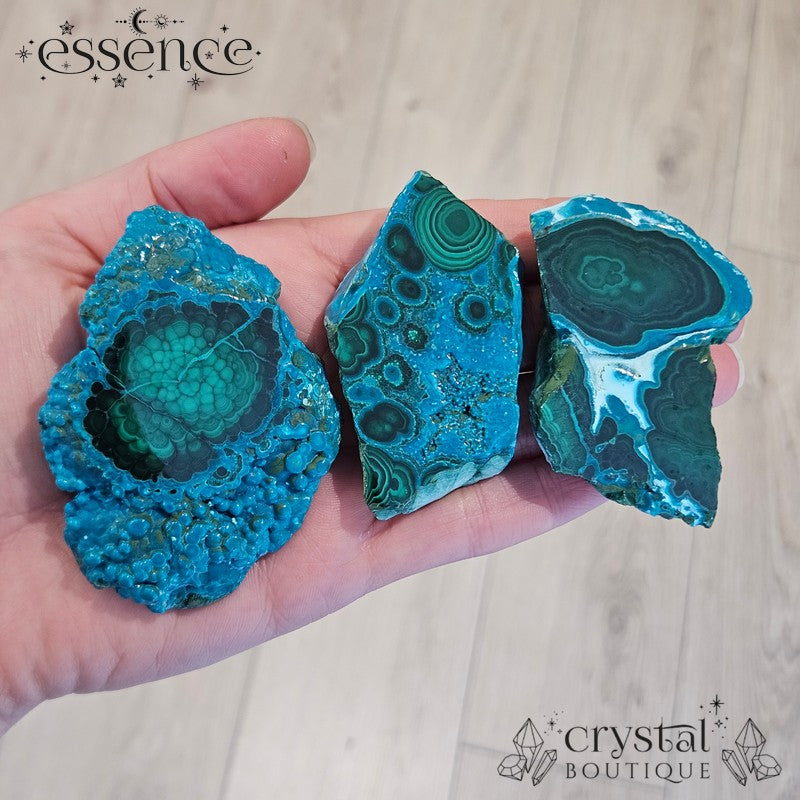 Chrysocolla with Malachite