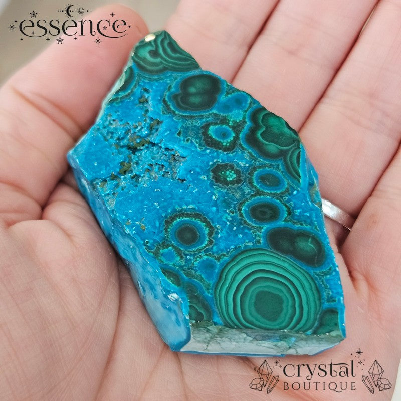 Chrysocolla with Malachite