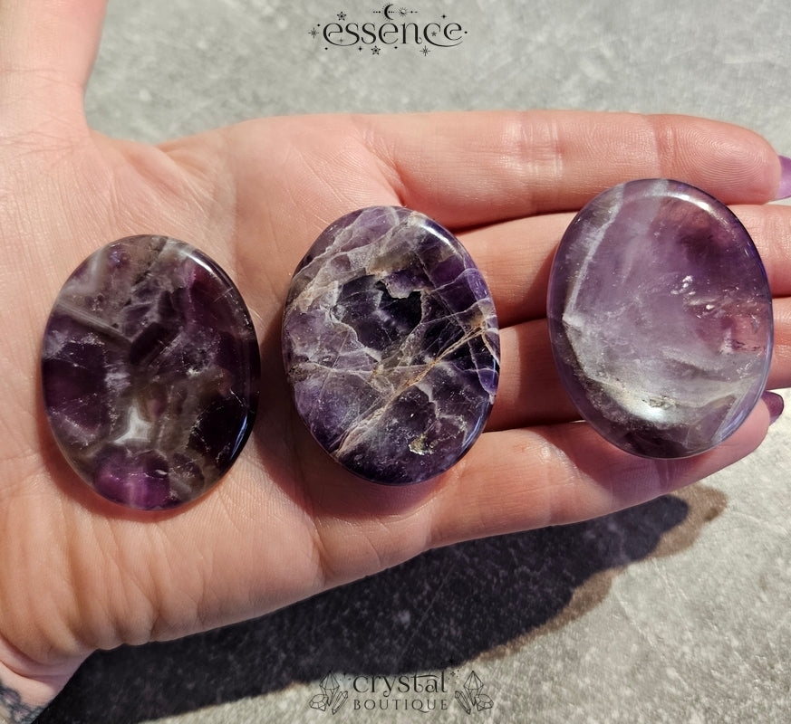 Amethyst Worry Stone