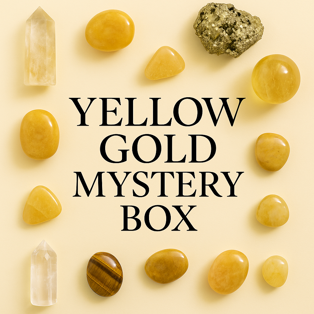 Yellow Gold Manifestation & Alignment Box  Joy • Confidence • Abundance