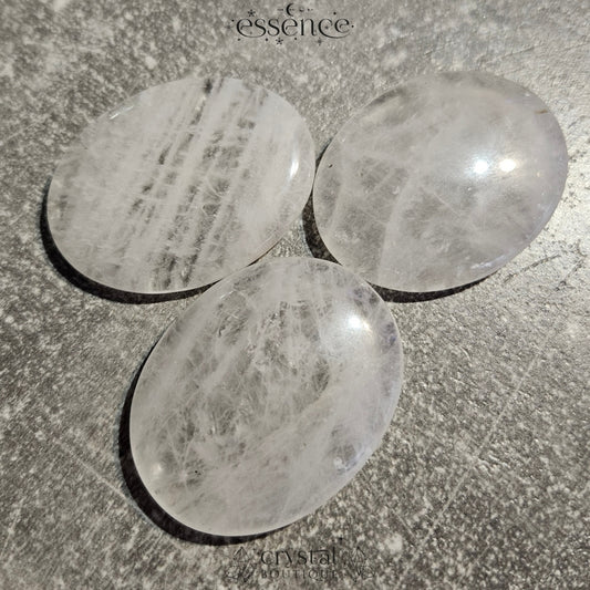 Clear Quartz Worry Stone