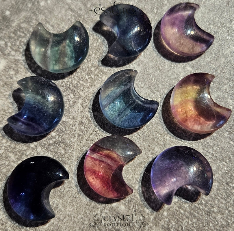 Mini Fluorite Moons