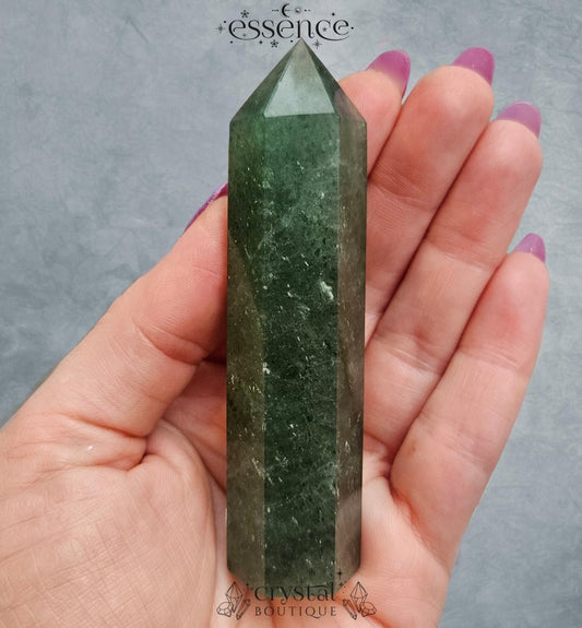 Green Strawberry quartz Tower