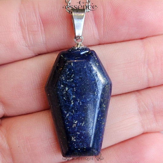 Lapis Lazuli Coffin Necklace