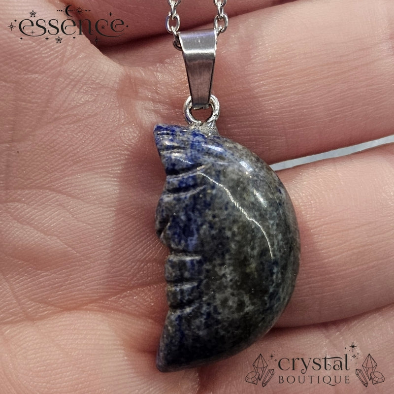 Lapis Lazuli Moon Necklace