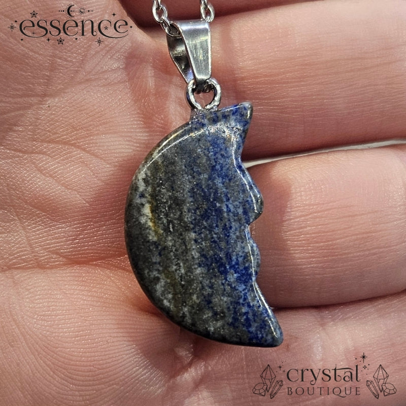 Lapis Lazuli Moon Necklace