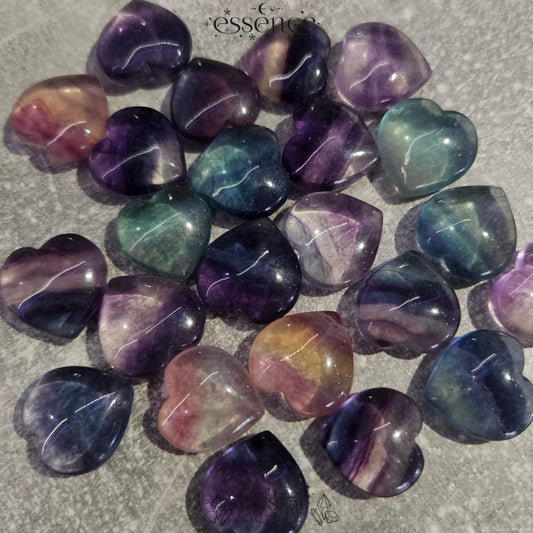 Mini Fluorite Hearts