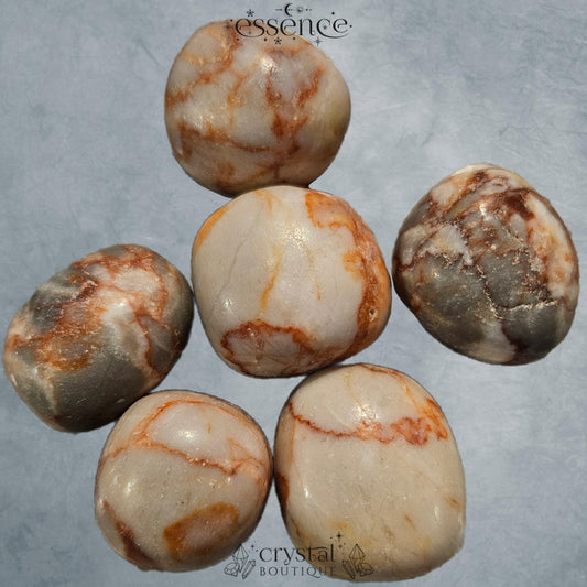 Red Vein Jasper Tumbled Stone