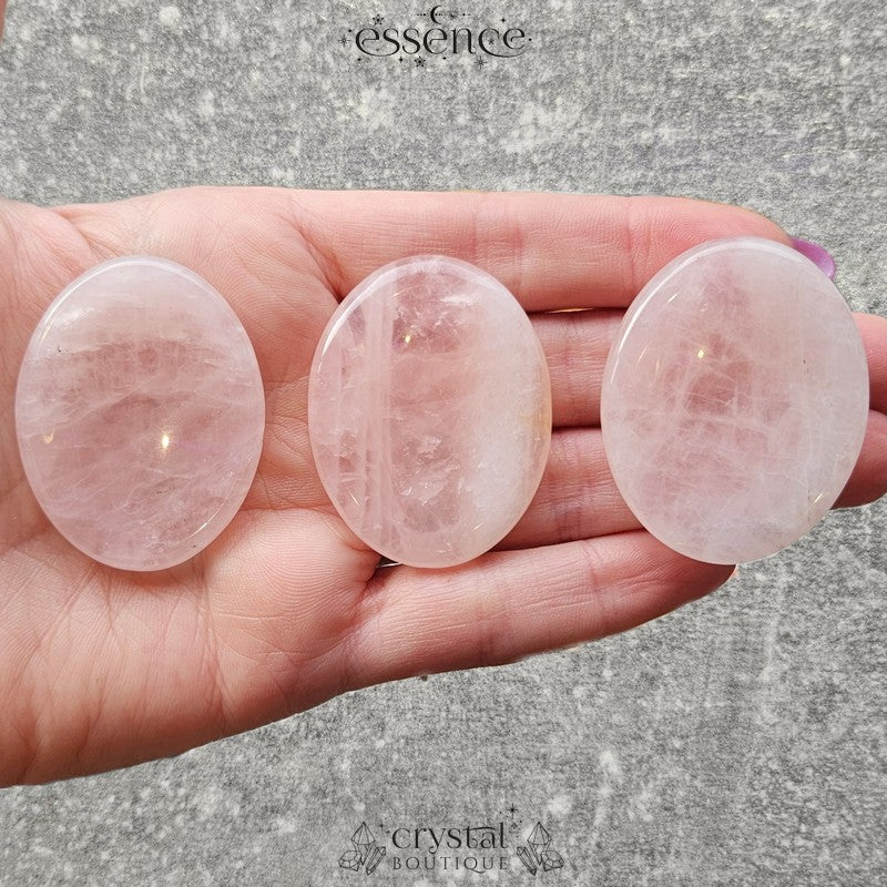 Rose Quartz Worry Stones