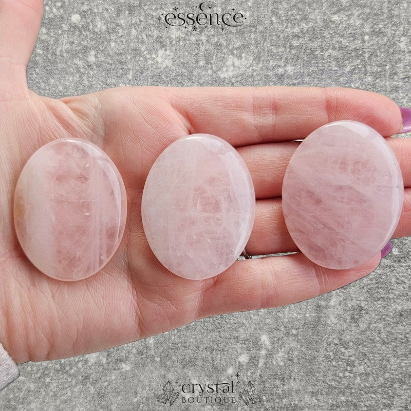 Rose Quartz Worry Stones