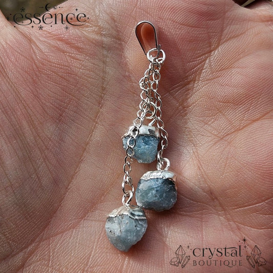 Aquamarine Dangle Charms Pendant